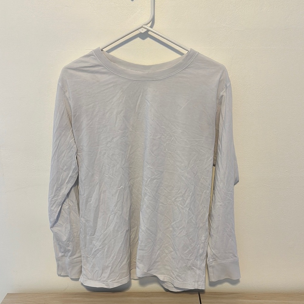 Lululemon Athletica Long Sleeve Tee - Light Gray